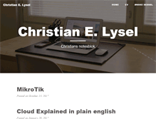 Tablet Screenshot of christian.lysel.net